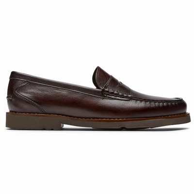 Sapatos Casual Rockport Modern Prep Penny Homem Bordeaux PT-16745